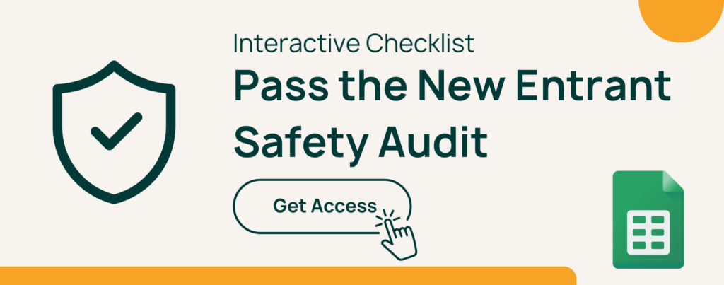 new entrant safety audit checklist cta