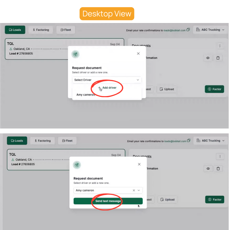 Email Images for Fuel Finder and Loads