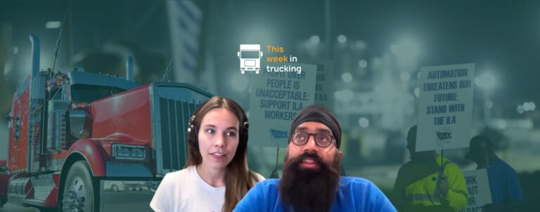 episode 28 of this week in trucking banner