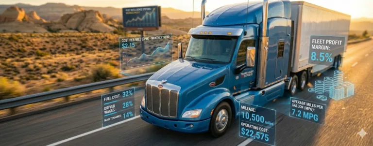 Cost Per Mile in Trucking (2026 Guide + Free Calculator)
